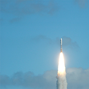 Atlas V rocket carrying the New Horizons spacecraft.